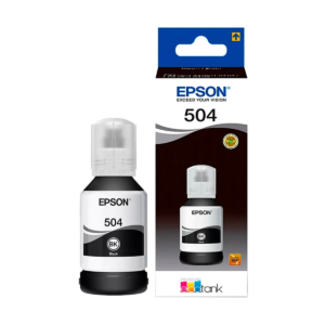Tinta original Epson T504 127ml, color negro