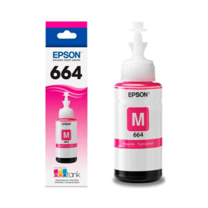 Tinta Original Epson 664 70ml, EcoTank Color Magenta