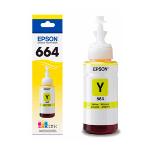 Tinta Original Epson 664 70ml, EcoTank Color Yellow