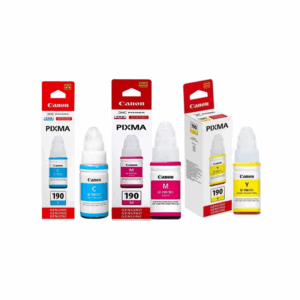 Kit 3 tintas Canon GI-190