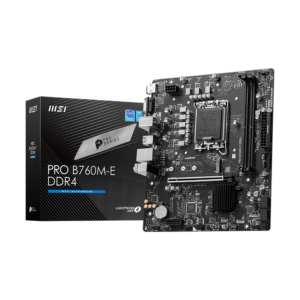 Tarjeta Madre MSI PRO B760M-E Intel Socket 1700 DDR5