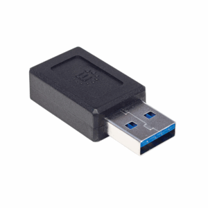 Adaptador Manhattan USB-A a USB-C con SúperVelocidad
