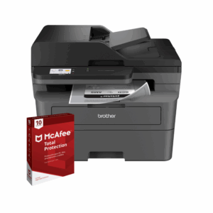 Multifuncional Brother Láser DCP-L2660DW + Licencia Digital de Antivirus McAfee 10 Dispositivos 1 año