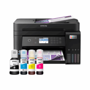 Bundle Impresora Multifuncional Epson EcoTank L6270 + Pack 4 Botellas de Tinta Epson T504